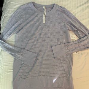 NWT Lululemon Swiftly Breathe Long Sleeve size 4